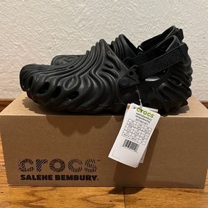 Salehe Bembury x Cros Pollex Clogs “Sasquatch” Black - Mens 8/Womens 10